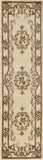 2' x 8' Ivory Medallion Runner Rug