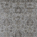 2' x 7' Silver Ancient Viscose Runner Rug