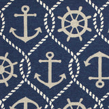 3' x 5' Navy Marine UV Treated Area Rug