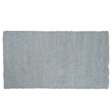 3' x 5' Blue Heather Plain Area Rug