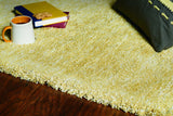 3' x 5' Yellow Heather Plain Area Rug