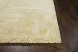 3' x 5' Yellow Heather Plain Area Rug