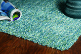 3' x 5' Seafoam Heather Plain Area Rug