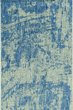 5'x7' Grey Denim Machine Woven UV Treated Abstract Brushstroke Indoor Outdoor Area Rug