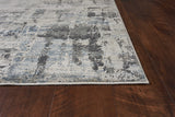 3' x 5' Ivory or Teal Abstract Area Rug