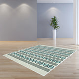 7' Square UV treated Polypropylene Ivory or Spa Area Rug