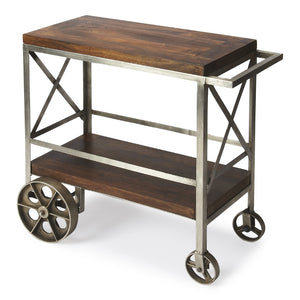 Butler Specialty Merrill Metal & Wood Bar Cart 3541330