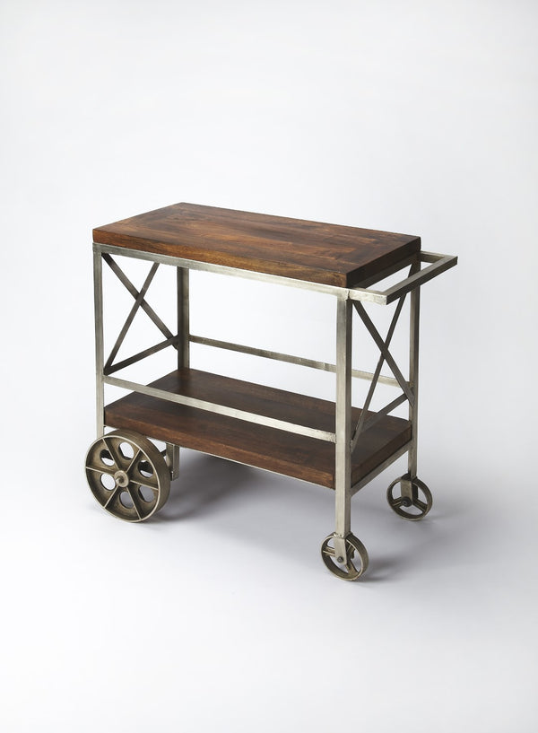 Butler Specialty Merrill Metal & Wood Bar Cart 3541330