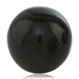 3' Black Enameled Aluminum Decorative Sphere