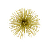 8'Antique Gold Finish Urchin Medium Sphere