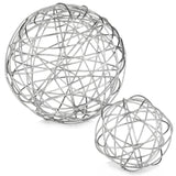 7' x 7' x 7' Silver Large Wire Sphere