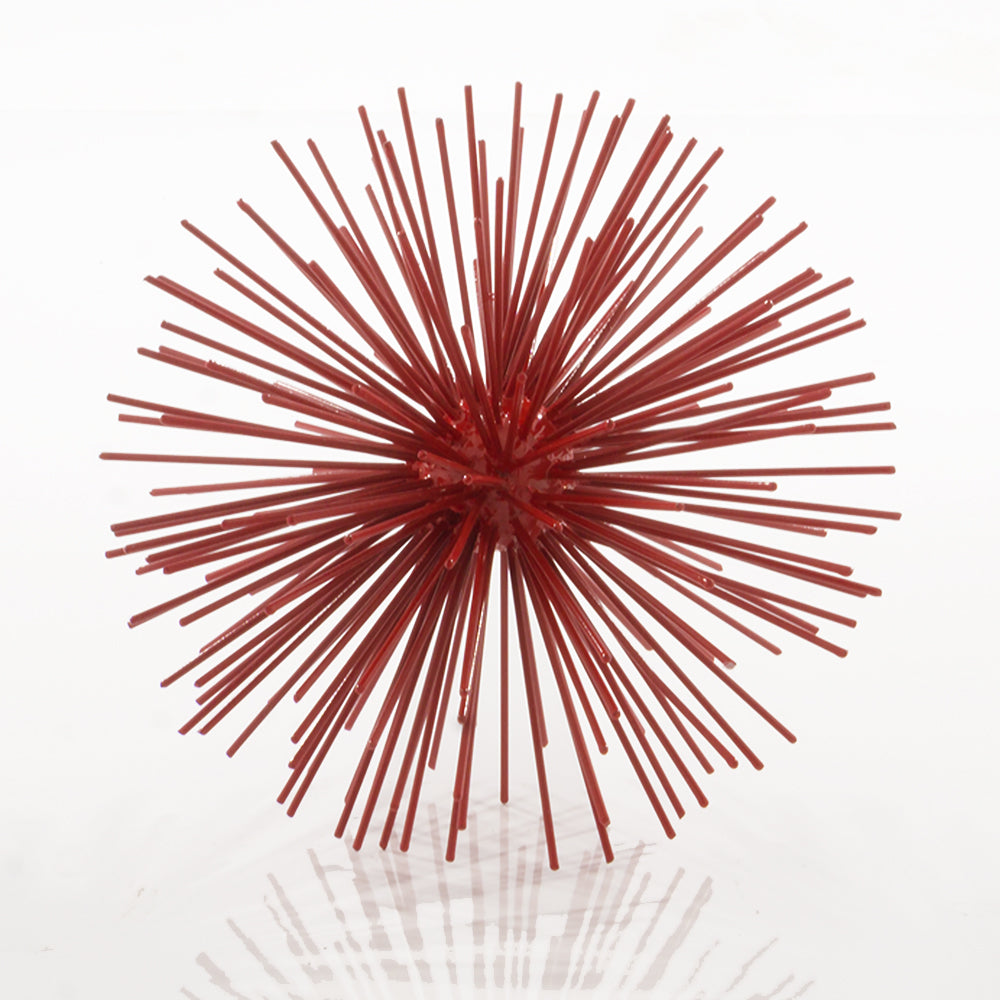 8' x 8' x 8' Red Medium Spiked Sphere
