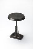 Roscoe Round Metal Accent Table