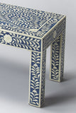 Butler Specialty Vivienne Blue Bone Inlay Bench 3558319