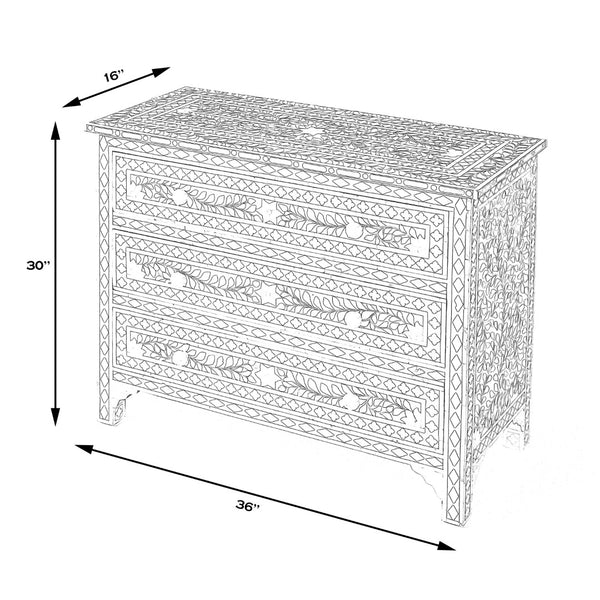 Butler Specialty Victoria Mother Of Pearl Drawer Chest 3559318