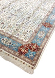 Pasargad Hereke Collection Hand-Knotted Pure Silk Area Rug 035734-PASARGAD