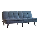 Greeley Contemporary Foldable Split Back Sofa Bed Grey