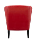 Simon Red Club Chair