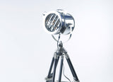 17" x 17" x 35" Stainless Steel Table Lamp