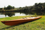 HomeRoots 23" X 206" X 13" Wooden Kayak 1 Person 364272-HOMEROOTS 364272