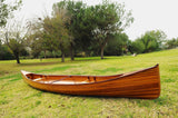 HomeRoots 31.5" X 187.5" X 24" Wooden Canoe 364275-HOMEROOTS 364275