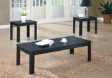 Black Table Set - 3Pcs Set