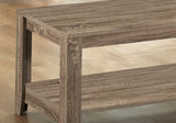 Dark Taupe Table Set  3Pcs Set