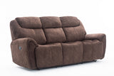 88" X 40" X 40" Brown Sofa