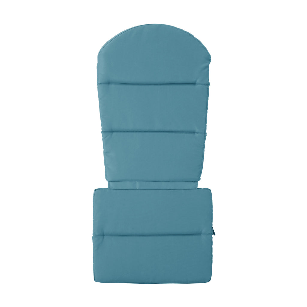 Noble House Malibu Outdoor Water-Resistant Adirondack Chair Cushions (Set of 4), Dark Teal
