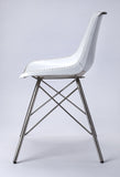 Butler Specialty Inland White Leather Side Chair 3673411