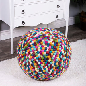 Butler Specialty Felicity Multicolor Pouffe 3690376