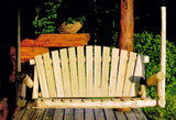 71' X 24' X 47' Natural Wood Porch Swing