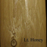 Natural Light Honey Finish Low Post Cedar Log Twin Bed