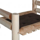 Rustic and Natural Cedar Log Large Replica Pet Bed