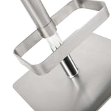16.5 X 20 X 32-42 White Stainless Steel Bar Stool