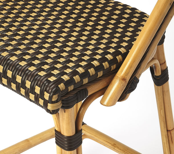 Butler Specialty Lila Dark Brown Rattan Bar Stool 3715398