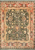 Pasargad Antique Agra Collection Maroon Lamb's Wool Area Rug 037186-PASARGAD