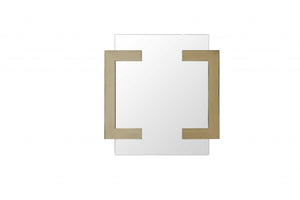 35 X 35 X 2 Polished Gold Stainless Steel Mirror