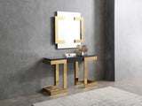 35 X 35 X 2 Polished Gold Stainless Steel Mirror