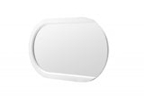 53 X 31 X 2 White Stainless Steel Mirror
