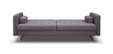80 X 45 X 13 Gray Stainless Steel Sofa Bed
