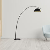 79 X 90.5 Black Aluminum Floor Lamp