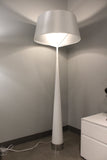 24 X 24 X 67 White Carbon Floor Lamp