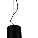 20 X 20 X 26 Black Carbon Steel Pendant Lamp