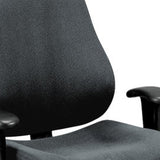 26.8" x 21" x 38.5" 580 Charcoal Tilt Tension Control Fabric Chair