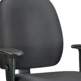 29.5" x 26" x 37" Black Tilt Tension Control Fabric Chair