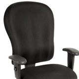 29" x 26" x 40.5" Black Fabric Chair