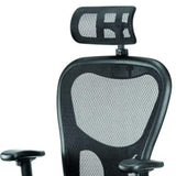 Black Mesh Fabric Rolling Office Desk Chair