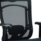 26" x 27.6" x 40.9" Black Mesh Chair
