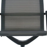 23.8" x 20.8" x 35.8" Charcoal Mesh Flex Tilt Chair